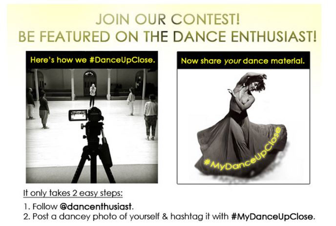 #mydanceupclose photo contest